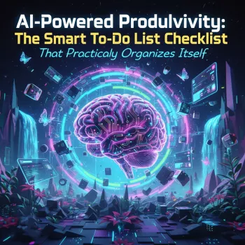 AI To-Do Checklist: Self-Organizing Daily Plan