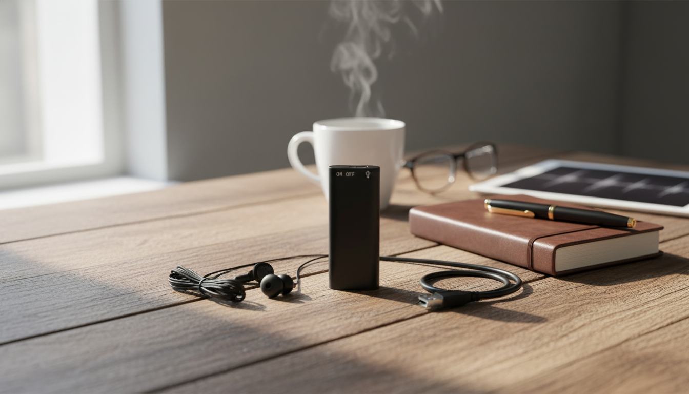 Mini 8GB USB Pen Voice Recorder with Earphones