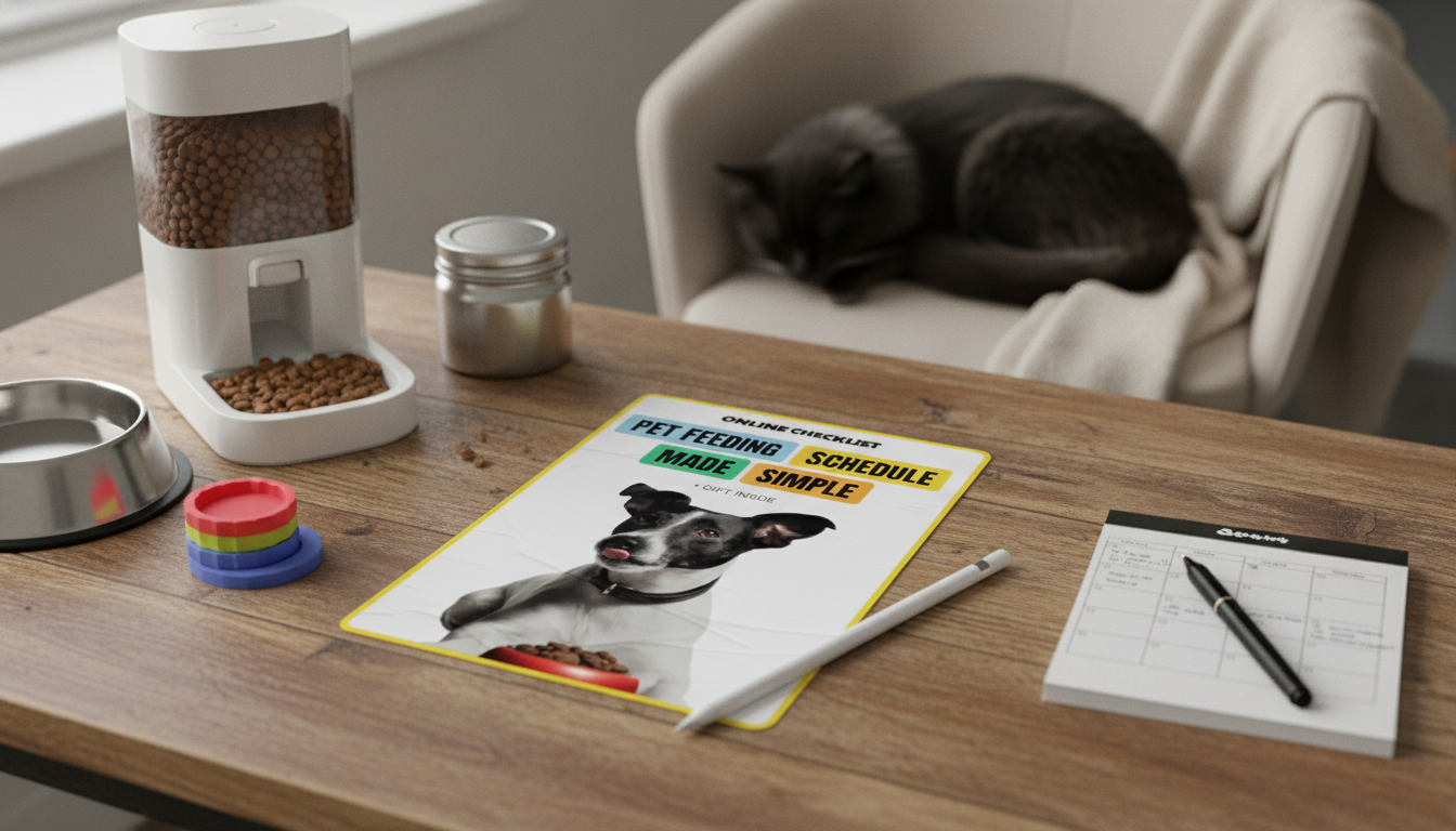 Pet Feeding Schedule Checklist: Simple Daily Plan