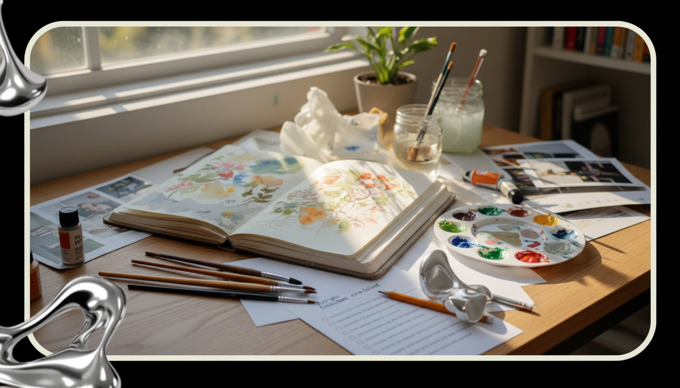 Printable Acrylic Painting Checklist for Beginners