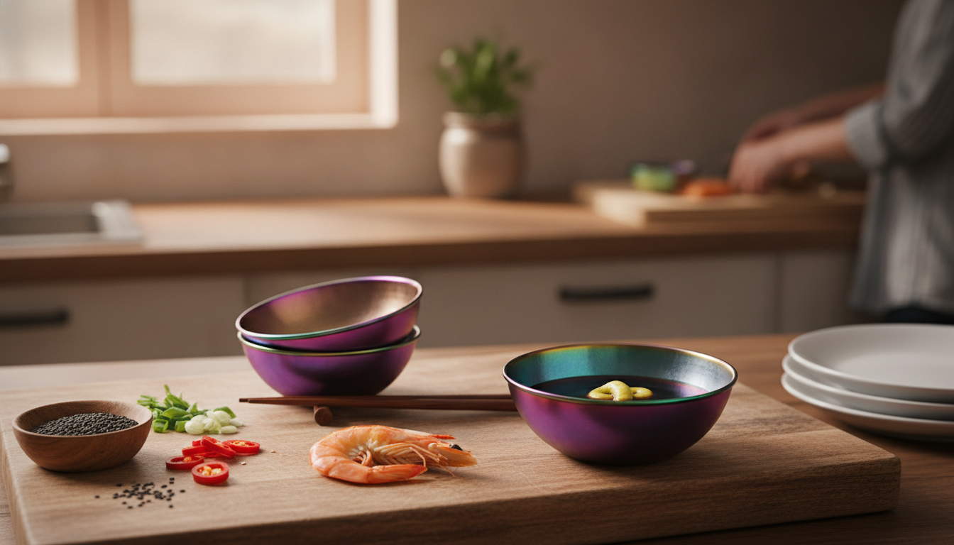Stainless Steel Round Dip Dish for Sauces, Prep & Toppings