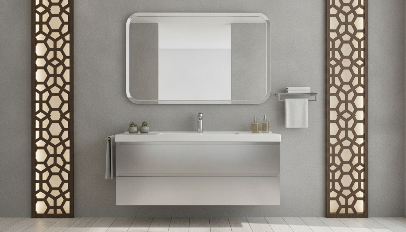 Stainless Steel Vanity Cabinet Set: Mirror & Basin Guide